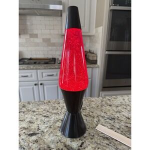 LAVA Brand 16.5" Red Glitter Lava Lamp #8432 - NEW IN BOX See Callouts. 4888